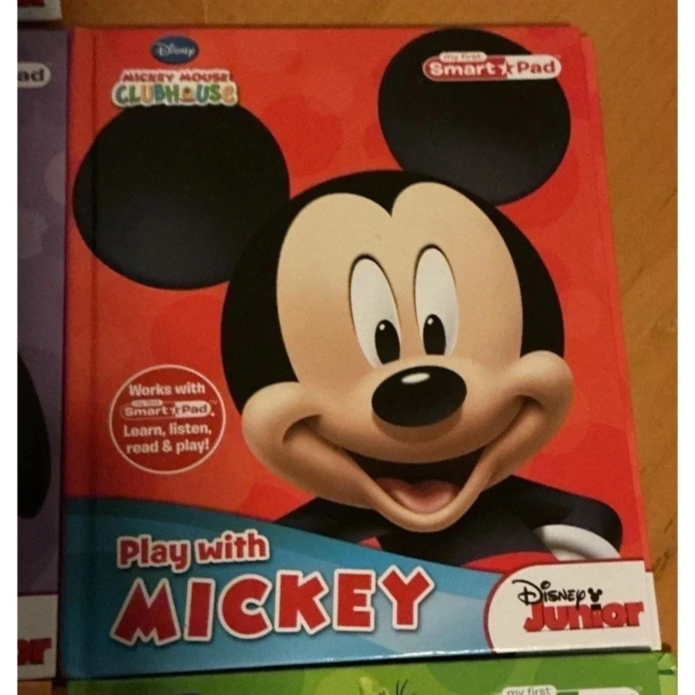Mickey Mouse Clubhouse My First Smart Pad Books Lot Of 7, ABC, 1‎ 2 3, Words